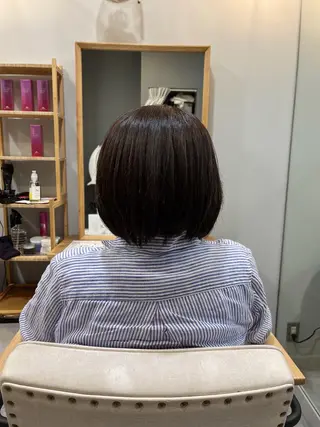 カラー ショートカット 🌸 飯野 舞桜のヘアスタイル