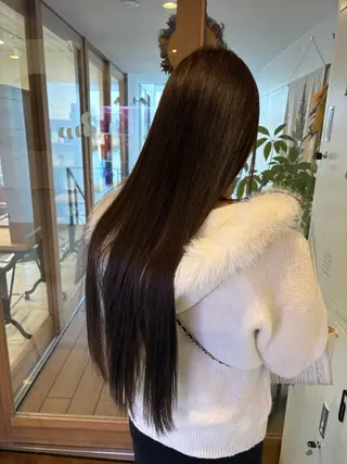 ロング 竹広綾乃/ 艶カラーのヘアスタイル