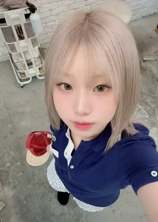ショート Rosso Hair&SPA 大橋店所属・nanami🎀/ ふんわりカラーのヘアスタイル