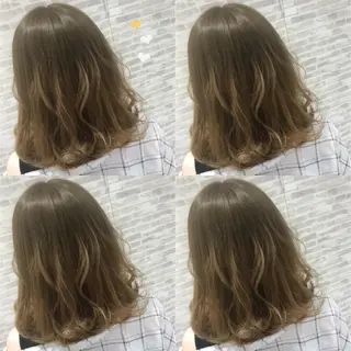 ミディアム カラー 💎 透明感カラー ✨Erina 💎のヘアスタイル