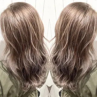 ミディアム カラー パーマ ヘアアレンジ RecheRche【池袋】所属・👑指名率No.1 👑坂口飛翔のヘアスタイル