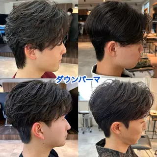 メンズ ダウンパーマ/ニュア ンスパーマ/下田のヘアスタイル
