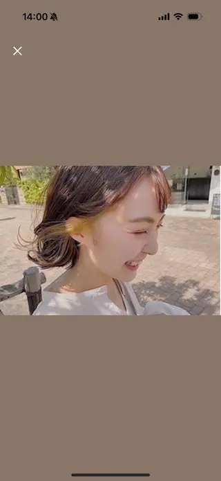 ショート カラー 美髪✨艶髪✨髪質改善 カラー特化❣大石優奈のヘアスタイル