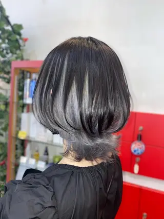 ショート ゆぴ☾‪/推しカラー /ハイトーンのヘアスタイル