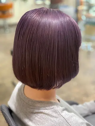 ミディアム カラー ハイライト✨髪質改善 TAKAさんです😊のヘアスタイル