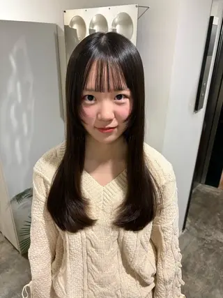 ロング Ruka/カット カラーモデル募集のヘアスタイル