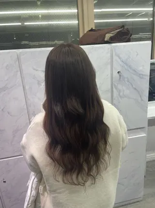 ロング ハイトーンカラーエク ステ🌺RENA🌺のヘアスタイル