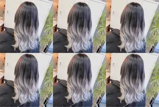 セミロング 矢吹 百花のヘアスタイル