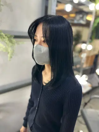 ミディアム カラー 溜 一太のヘアスタイル