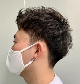 ショート パーマ メンズ ainico.所属・明治神宮前 NANAMIのヘアスタイル