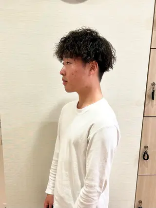 パーマ メンズ ミ ユのヘアスタイル