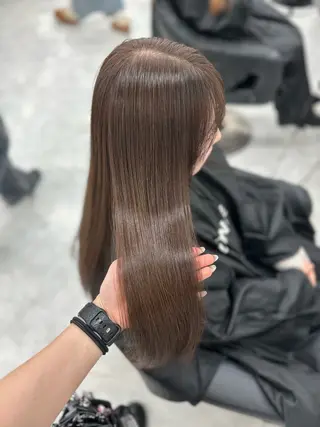 カラー 透ける透明感カラー 🤍anju🪽ྀིのヘアスタイル