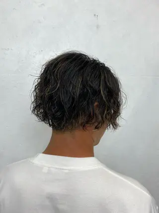 カラー パーマ メンズ 🌈透明感カラー ✨松田龍也🌈のヘアスタイル