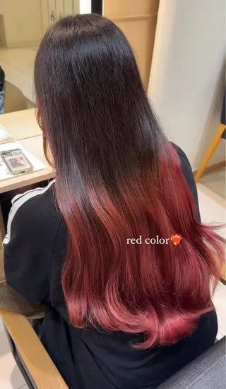 ロング カラー 🌷韓国風艶カラー Miku🌷のヘアスタイル