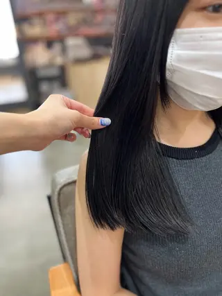 セミロング カラー Rosso Hair&SPA 仙台店所属・仙台/髪質改善/艶髪 🫧ｼｽﾞｸのヘアスタイル