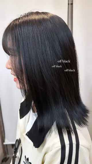 ミディアム カラー Ops hair 大橋駅前店所属・カラーモデル♡縮毛矯 正モデル募集/コハルのヘアスタイル