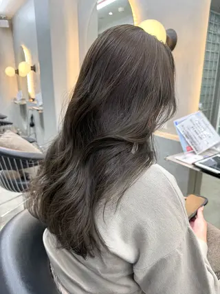 ロング カラー 福島 海翼のヘアスタイル