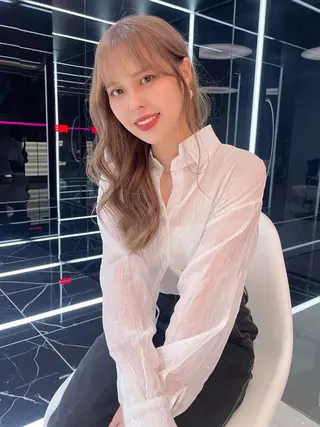 ロング REDEAL SHIBUYA所属・maya/レイヤー カット/ミインパーマのヘアスタイル