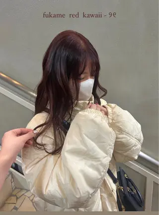 ロング カラー 髪質改善 / 透明感 カラー / 冨成のヘアスタイル