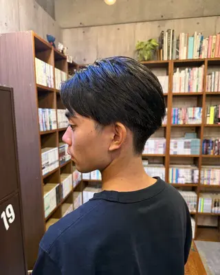 メンズ 艶ベージュカラー naoki.のヘアスタイル