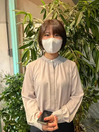 ショート カラー こっくりカラー/艶髪 /amy.山口瑞稀のヘアスタイル