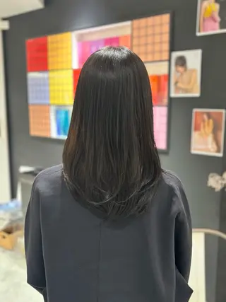 セミロング 菅原 佑月のヘアスタイル