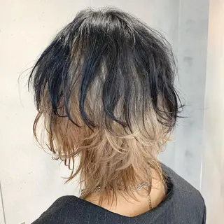 ショート カラー ロングウルフ🤍渋谷 🤍Mizukiのヘアスタイル