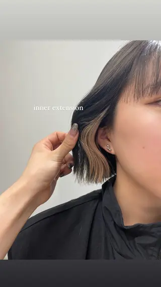 ショート ハイトーン/ボブ /HBL/AYUNAのヘアスタイル