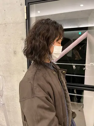 ミディアム GO TODAY SHAiRE SALON Polaris店所属・くせっ毛カット フクベ　タツヤのヘアスタイル