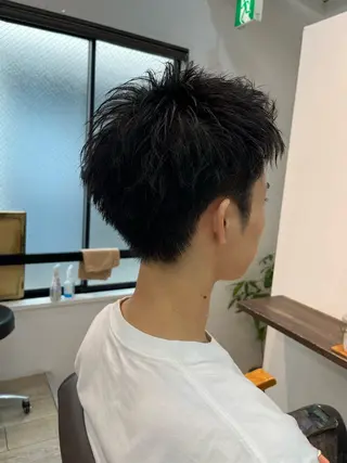 ショート Lowha(ローハ)所属・蓑島廉 ミノシマレンのヘアスタイル