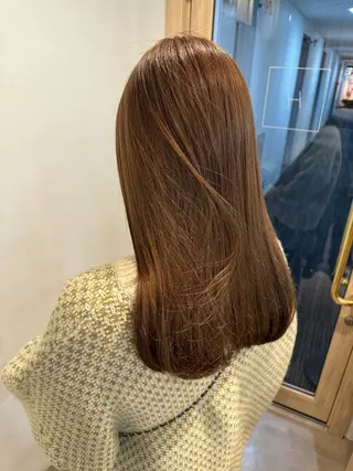 ロング カラー kakeru パーマ特化美容師のヘアスタイル