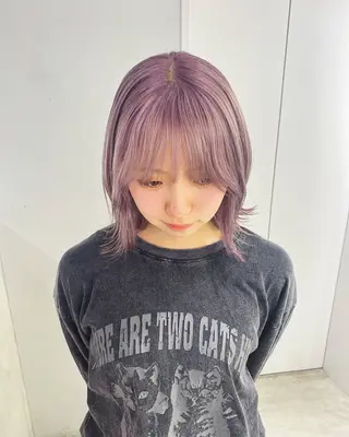 ミディアム 心斎橋 /ブリーチ/ショウマのヘアスタイル