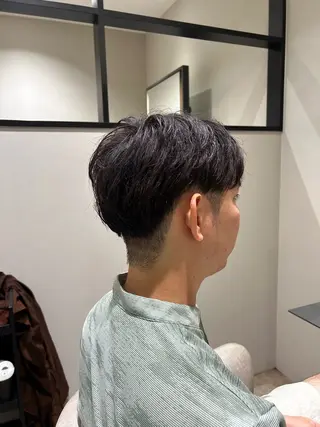 メンズ 山崎 開世のヘアスタイル