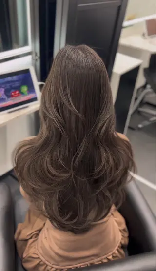 ロング 銀座/韓国/ワンホン 🤍艶髪🖤nahoのヘアスタイル