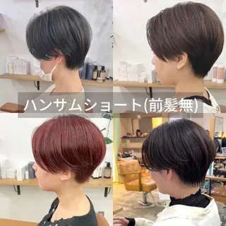ショート カラー ショートヘア、ボブ こやさん　コヤマのヘアスタイル
