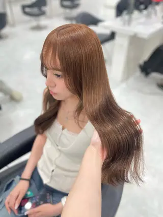 ロング 💗トレンド暖色ヘア Natsumi 💗のヘアスタイル