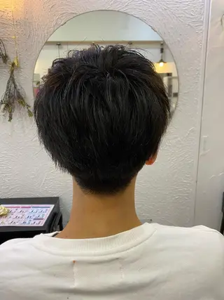 ショート メンズ SYUYA/パーマ/ マッシュスタイル特化のヘアスタイル