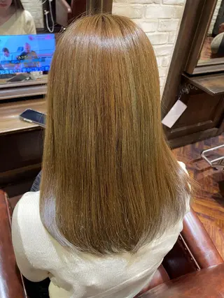 セミロング せきや こころのヘアスタイル