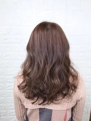 セミロング カラー エイジングケア特化 美容師✂️山崎竜二のヘアスタイル