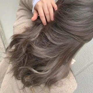 ミディアム カラー 艶髪育成サロン 京橋　shinのヘアスタイル