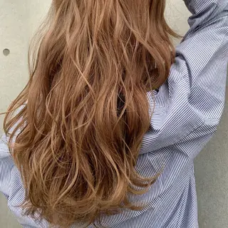 ロング カラー 福田 真佑のヘアスタイル
