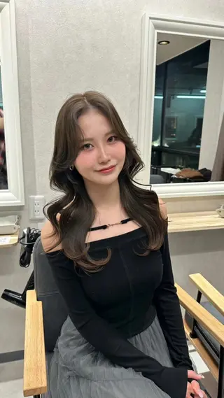 ロング カラー ヘアアレンジ ⭐️ショート/ボブ/ 艶カラー/りょうがのヘアスタイル