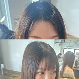 パーマ ✨艶ブリーチカラー ✨四ノ宮裕己のヘアスタイル