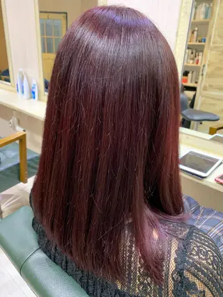 ミディアム 【全部無料🙇】 おがわようしんのヘアスタイル