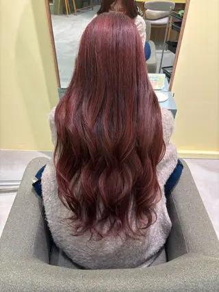 ロング カラー uta所属・カットモデル募集 トモカのヘアスタイル