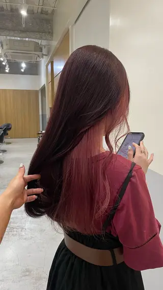 セミロング HaKUmaison ノエ／久屋大通 高岳のヘアスタイル