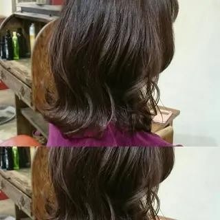 ミディアム カラー RITA Hairs所属・Kawamoto Shinyaのヘアスタイル