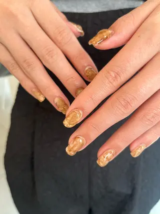 ネイル Nail Salon Hachi所属・Yuna ·͜·ᰔᩚのネイルデザイン