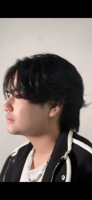 ミディアム メンズ HANGOUT ／久富のヘアスタイル