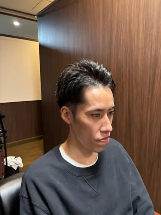 ショート メンズ BARBER CLASSICS所属・K. クスハラ南区のヘアスタイル